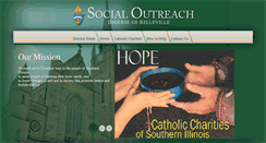 Desktop Screenshot of catholiccharitiessil.org